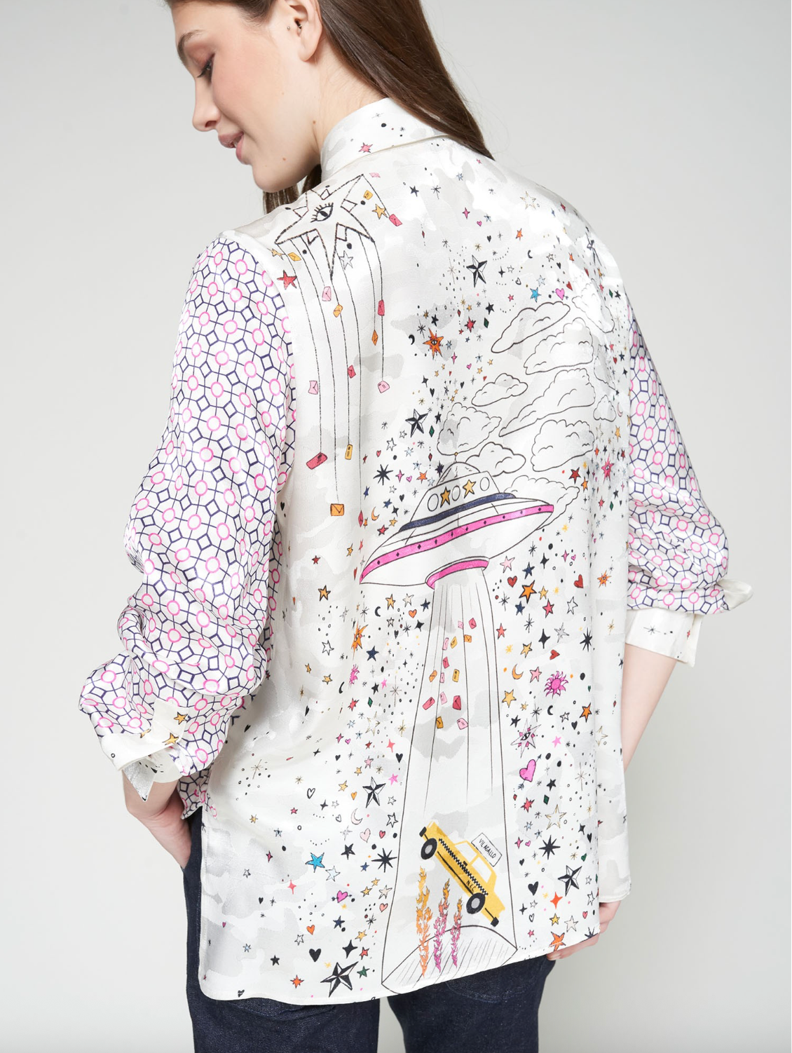 Silk UFO Blouse