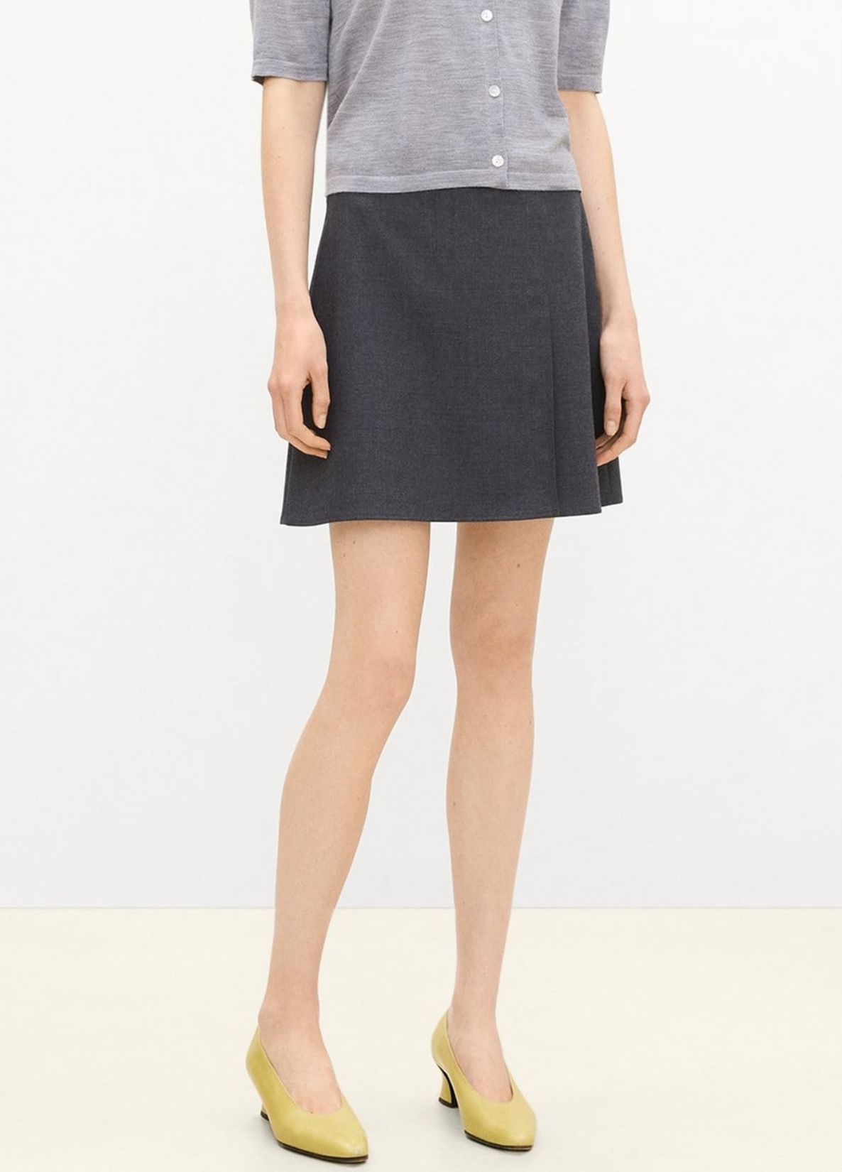 Pleated Mini Skirt