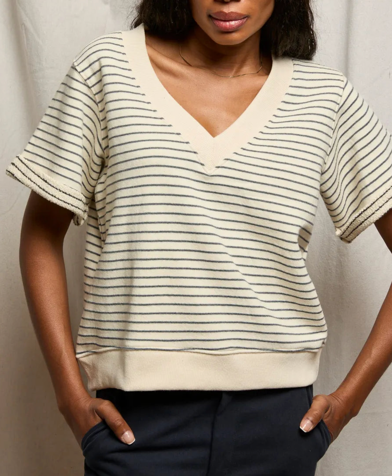 Briggs French Terry Short Sleeve Sweatshirt