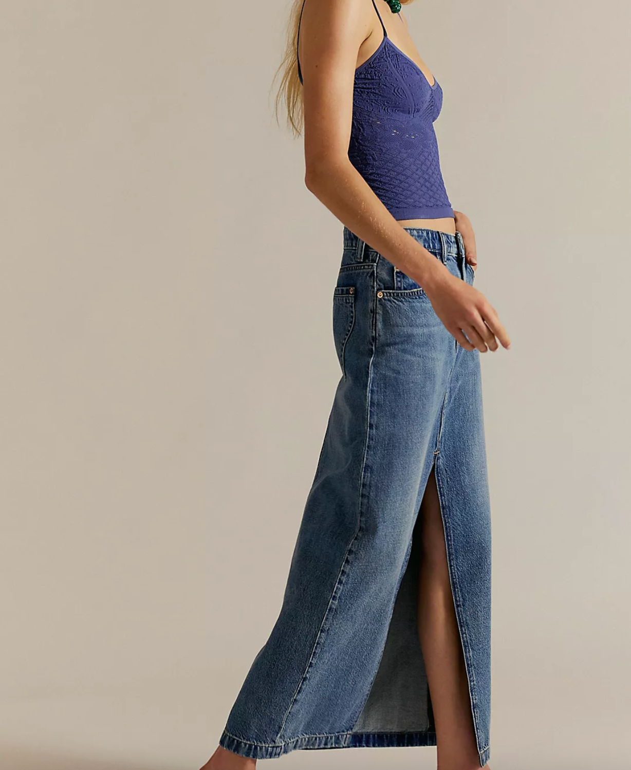 Nothing Better Denim Maxi