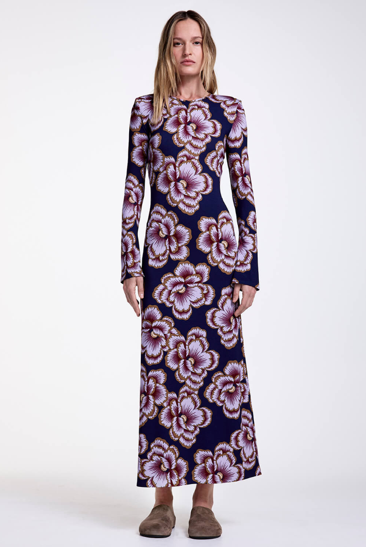 Crewneck Midi Dress