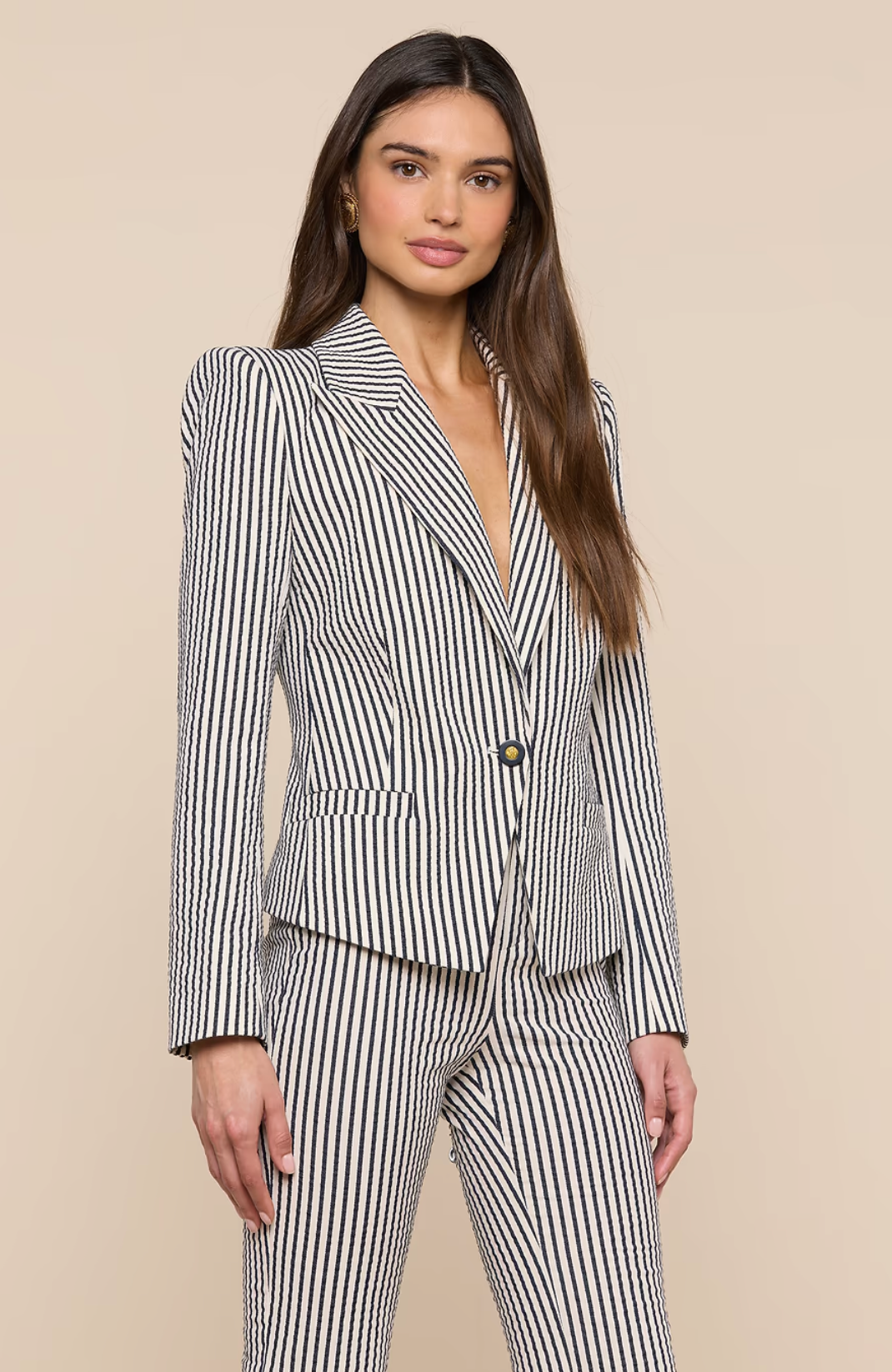 Misa Short Single Breasted Blazer