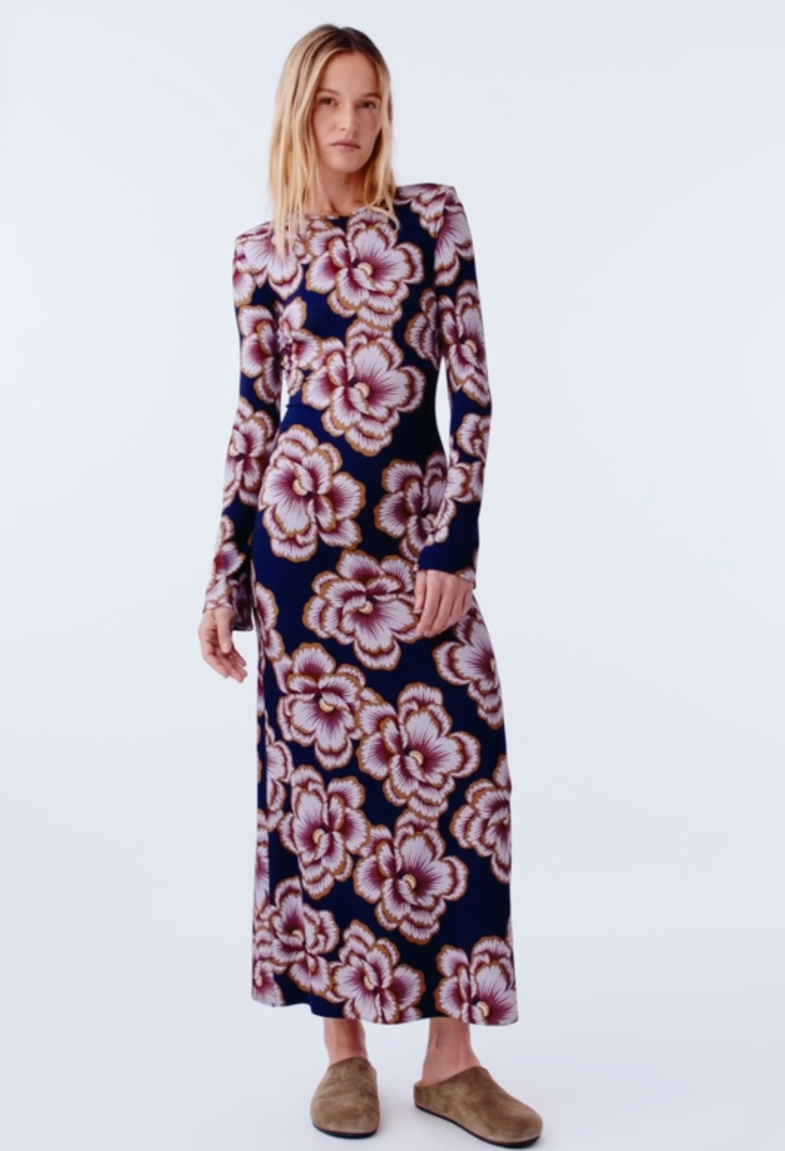Crewneck Midi Dress