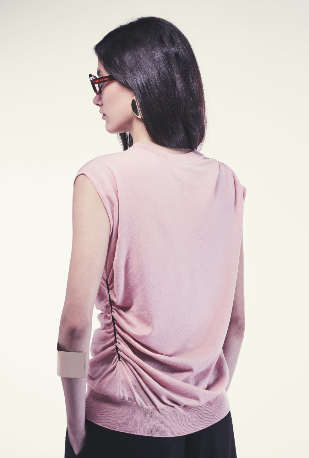 Side Ruched Sweater