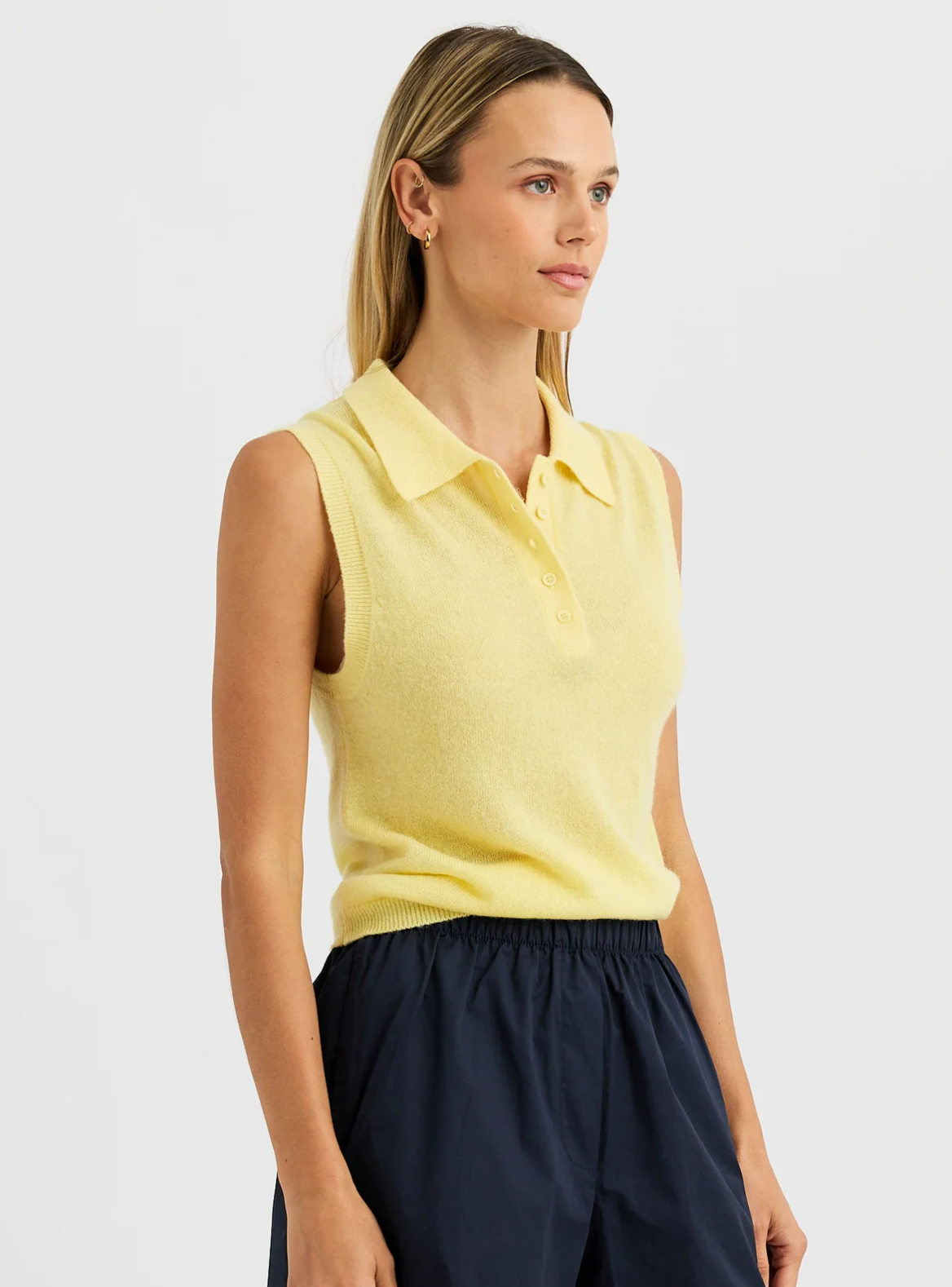 Drew Sleeveless Polo
