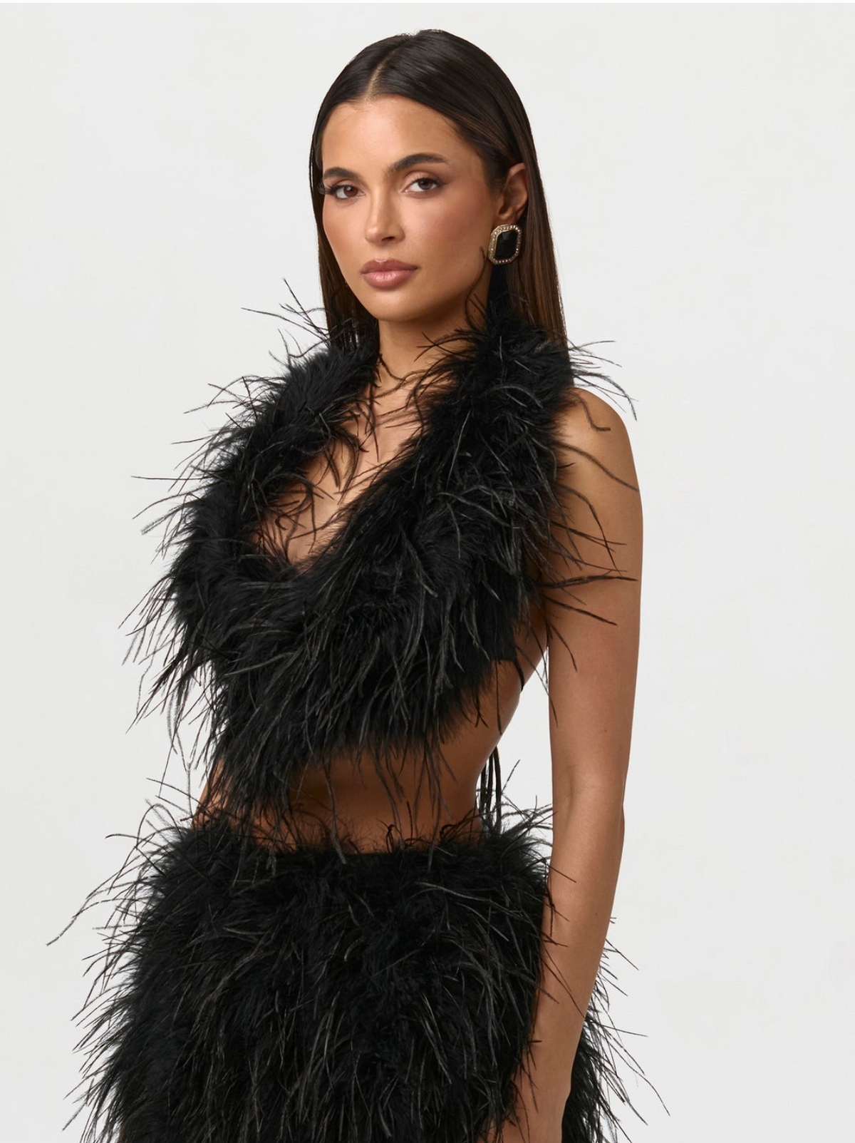 Feather Halter Top