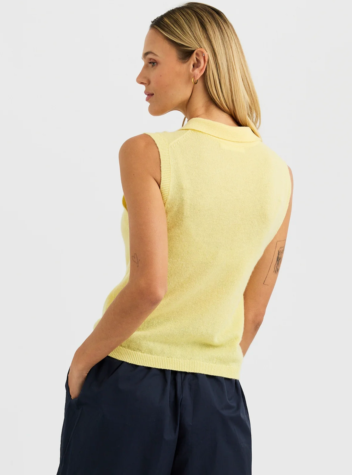 Drew Sleeveless Polo