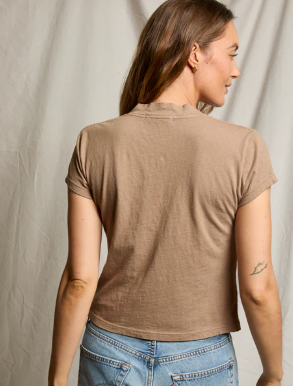 Alanis Recycled Cotton V-Neck