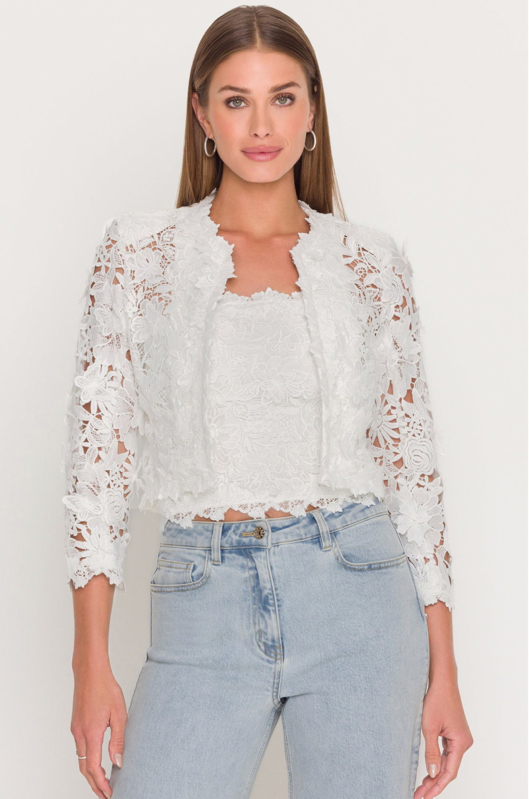 Myra 3D Butterfly Lace Jacket