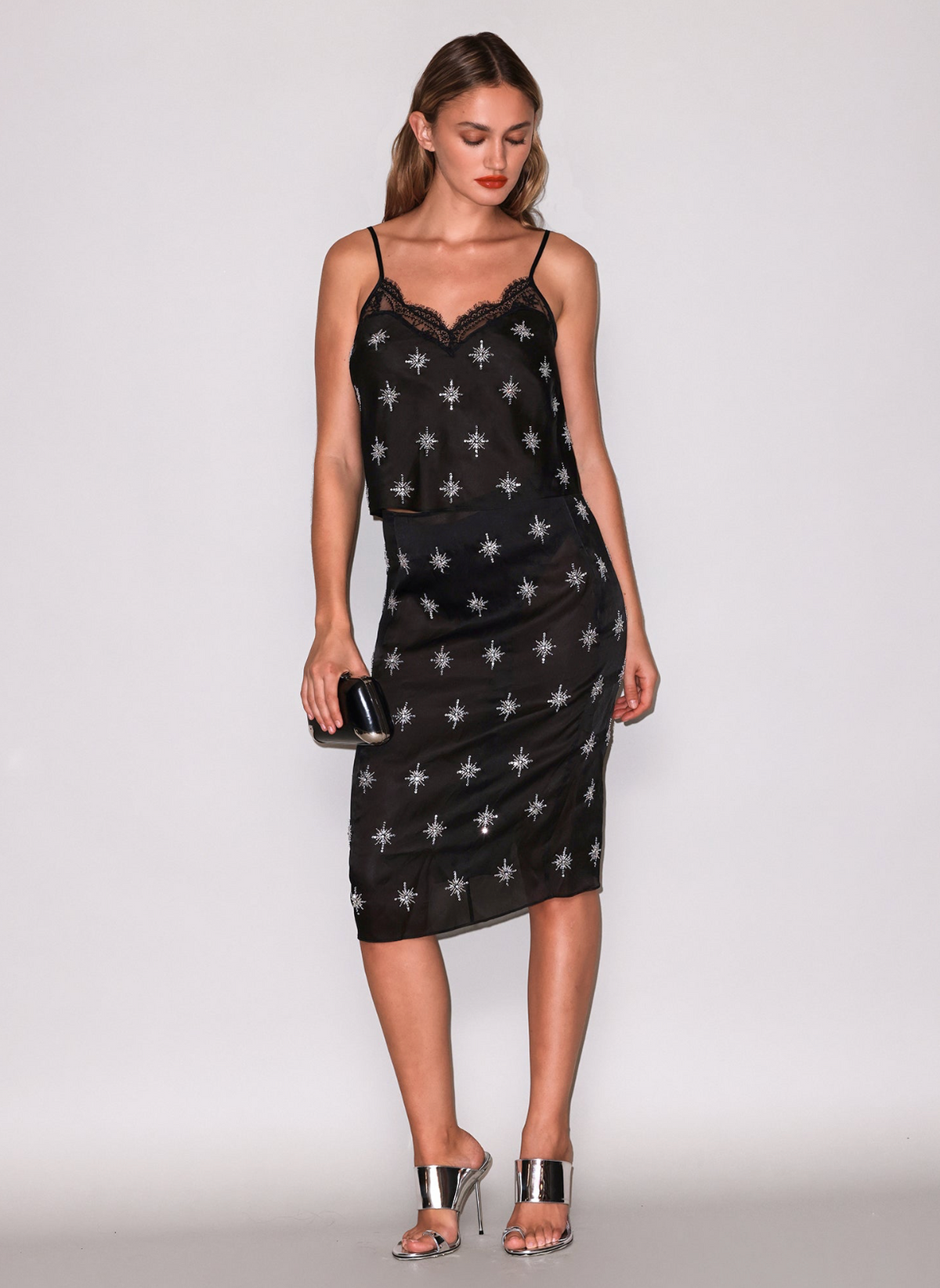 Star Embellished Skirt