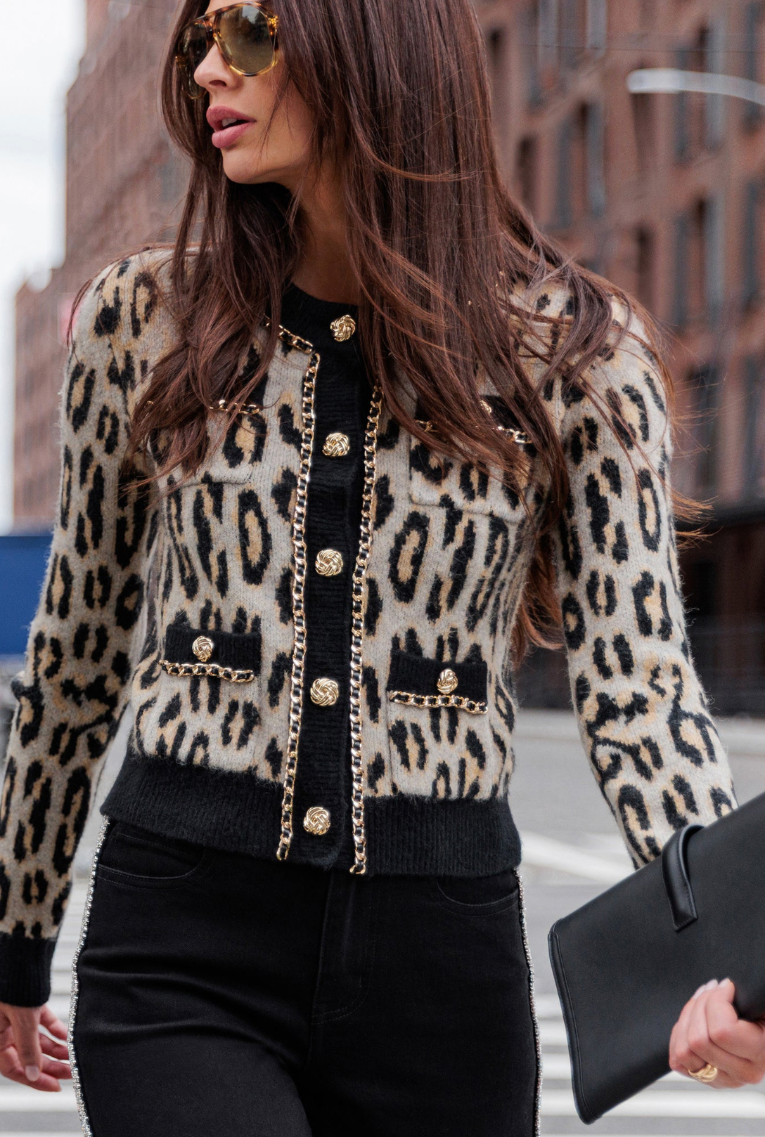 Selma Leopard Cardigan