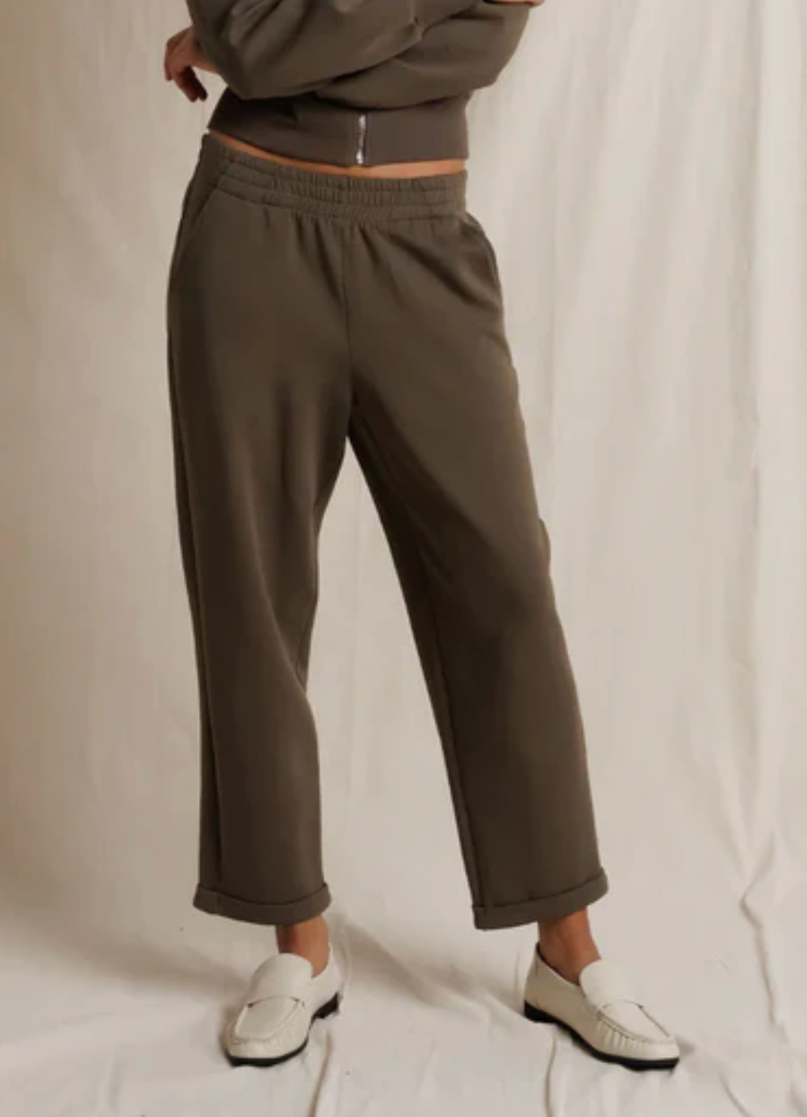 Sutton Flat Front Cuffed Pant