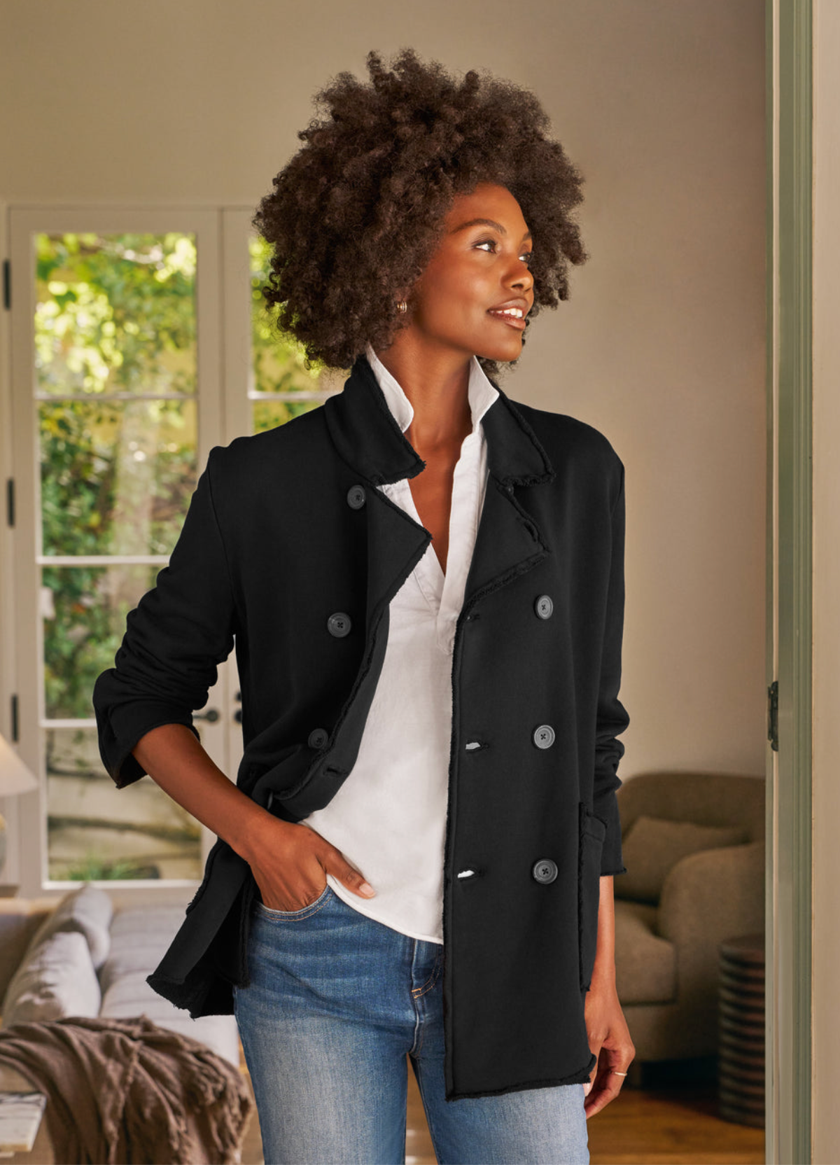 Belfast English Peacoat Triple Fleece