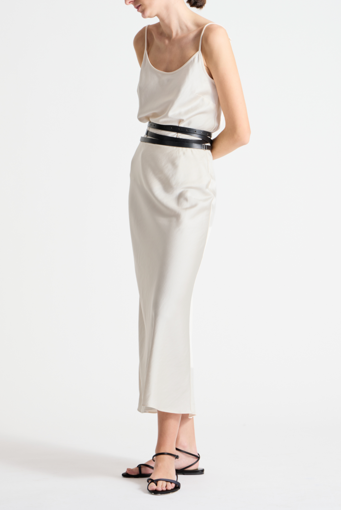 Talia Charmeuse Maxi Skirt