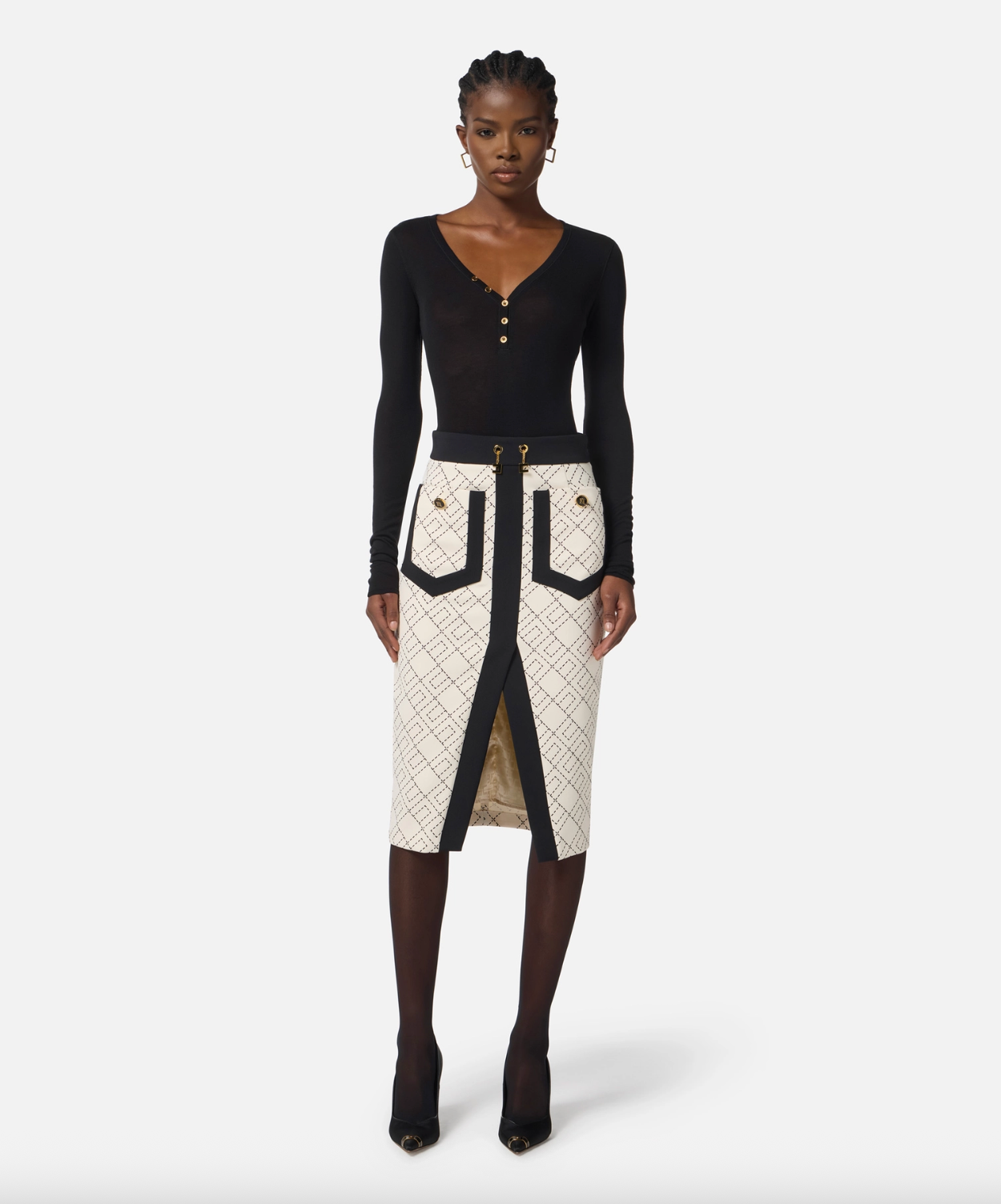 Double Crepe Skirt