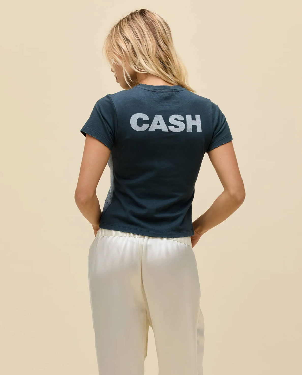 Johnny Cash Silhouette Vintage Tee