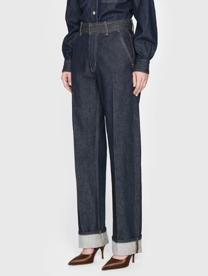 The Trapunto Trouser Jean