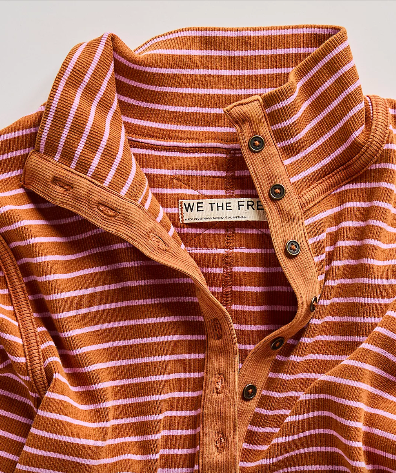 Lake Henley Stripe Top