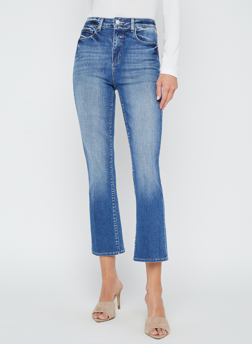 Mira Ultra High Rise Crop Micro Boot Jean
