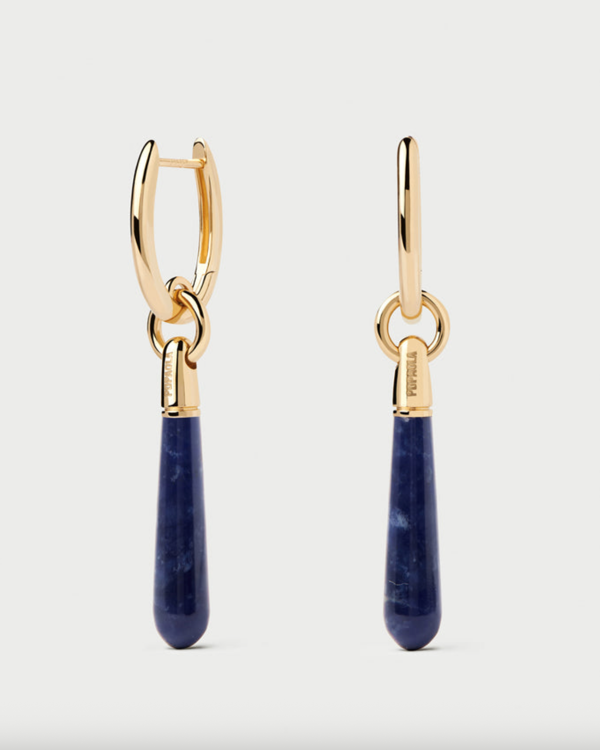 Sodalite Large Jupiter Single Hoop (x2)