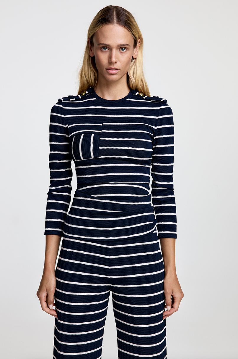 Nautical Knit Top