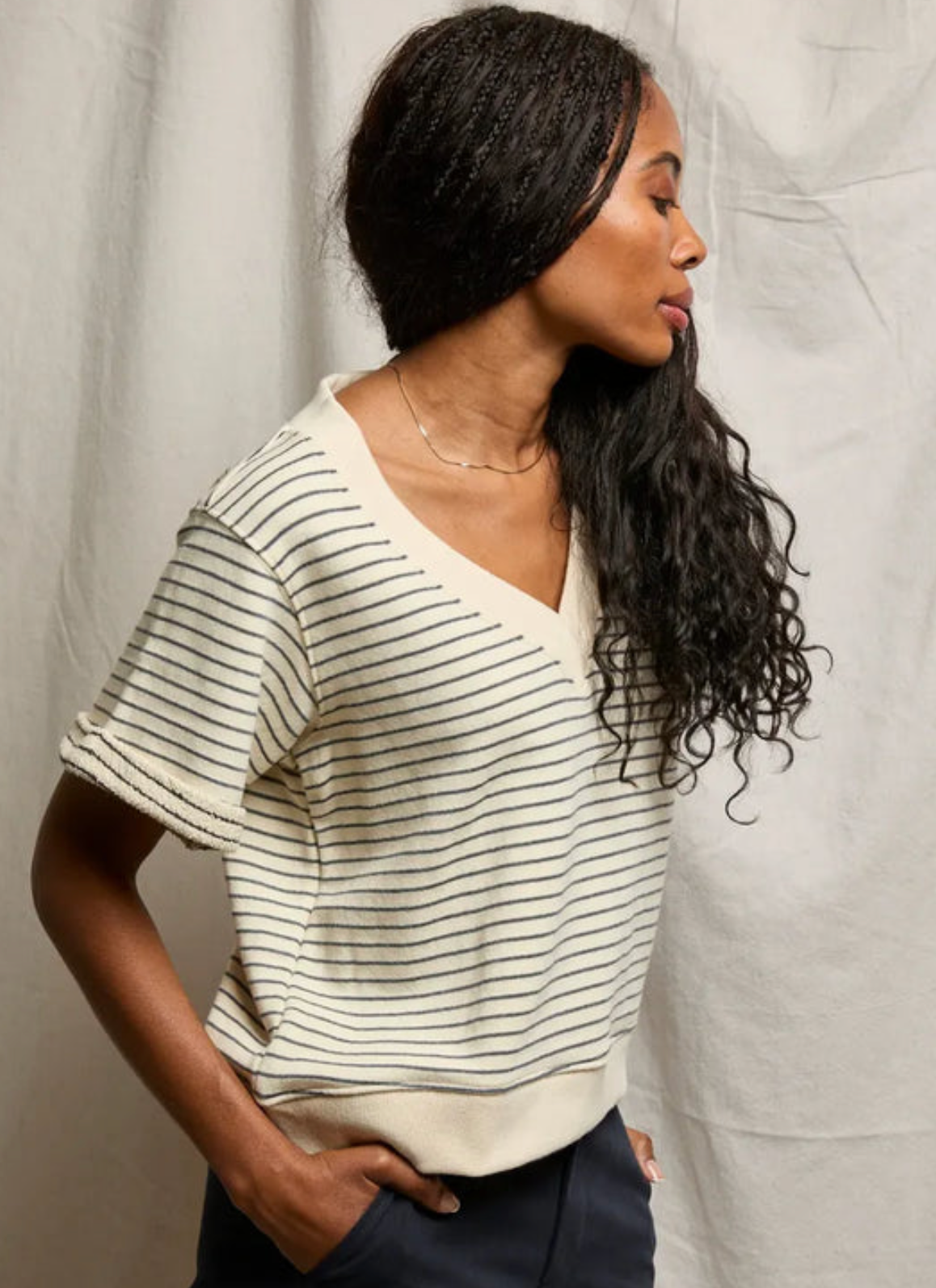 Briggs French Terry Short Sleeve Sweatshirt