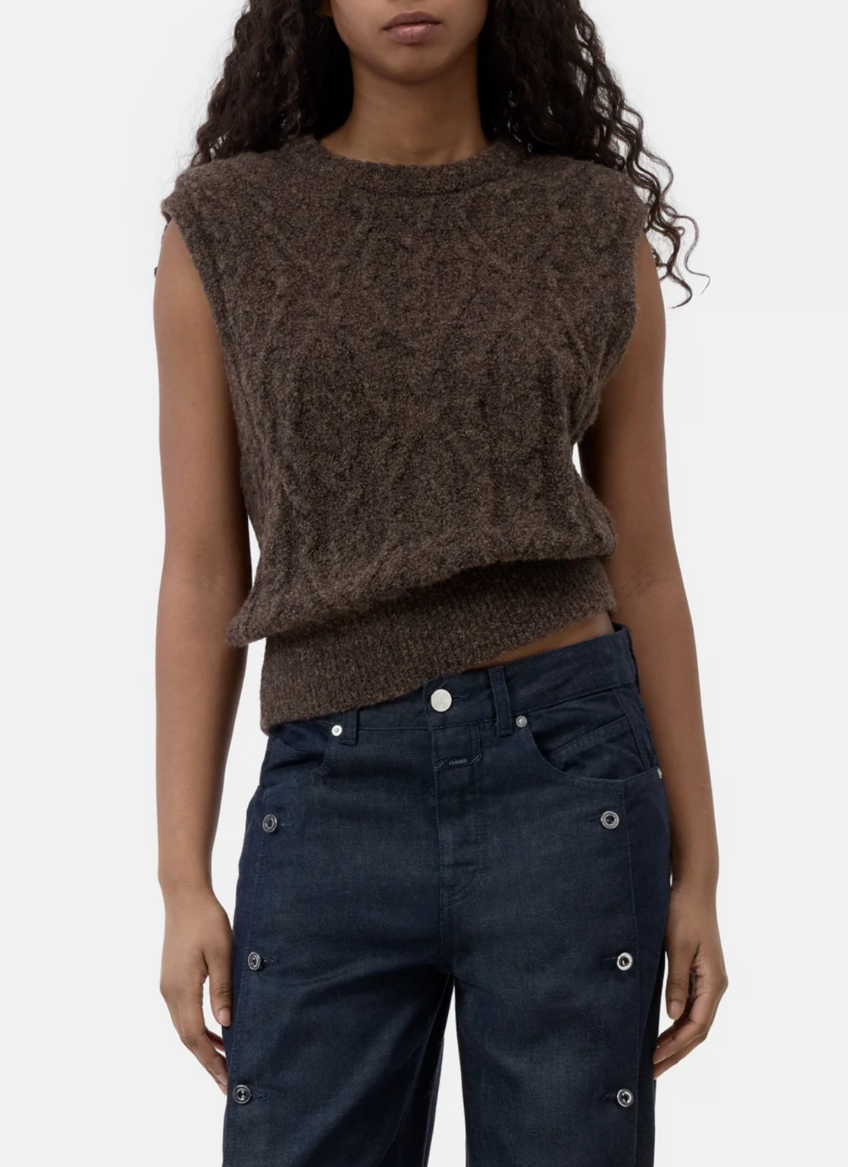Crew Neck Vest