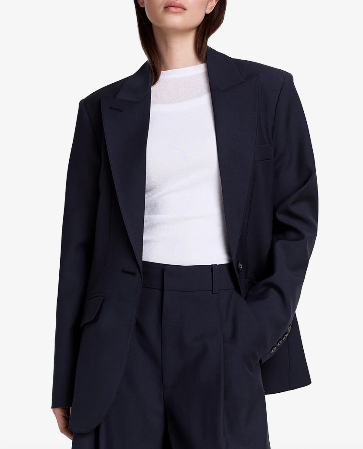 Oversized Layered Blazer (w/ Detachable Vest)