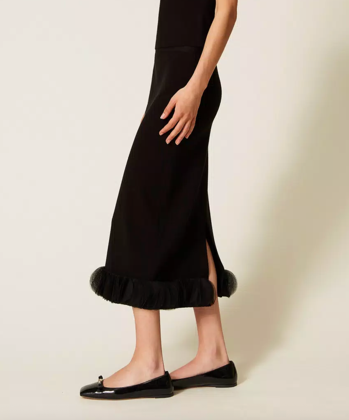 Hem Detail Skirt