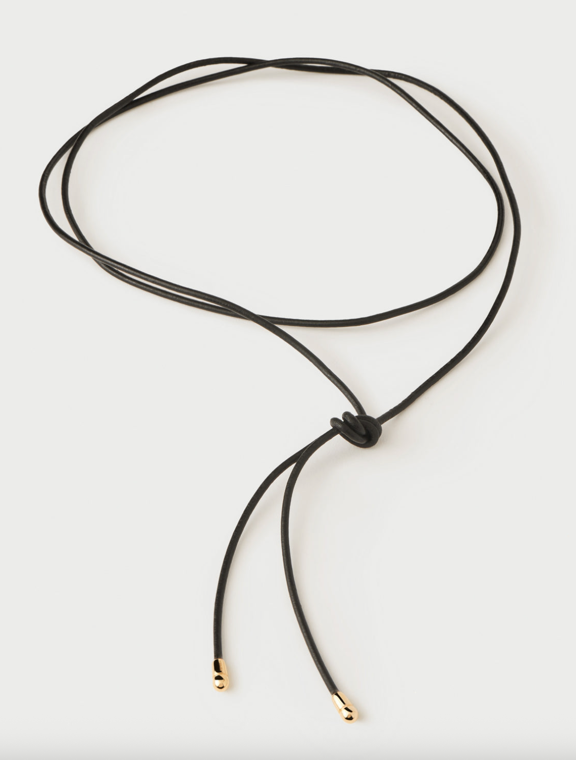 Dana Leather Bow Necklace