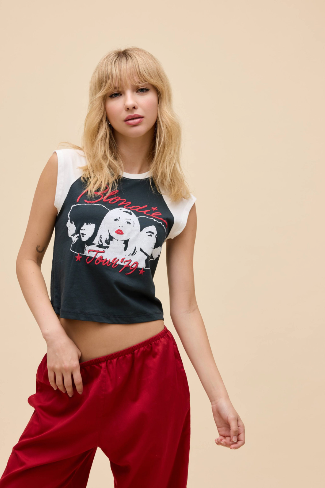 Blondie Tour '79 Raglan Tank