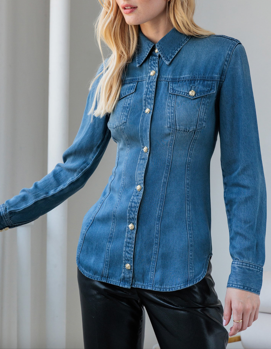 Antoinette Denim Skirt