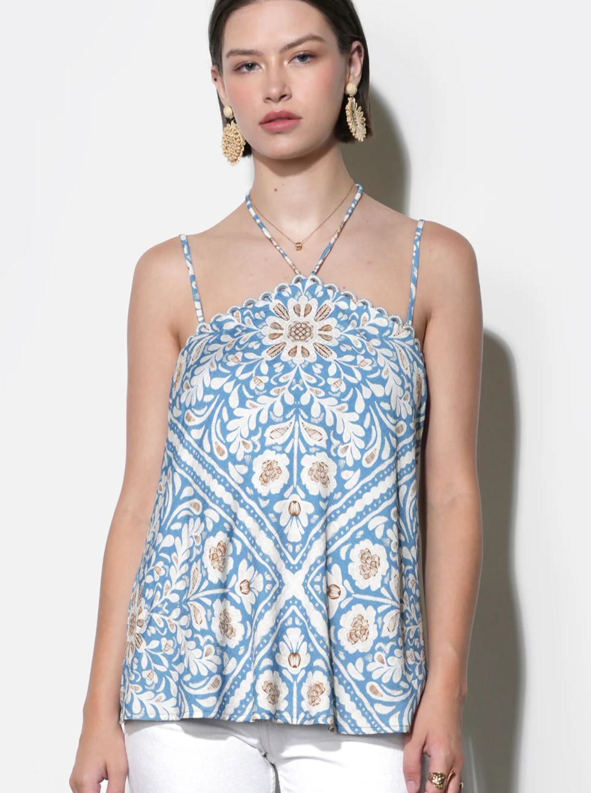 Abigail Double Strap Halter Top