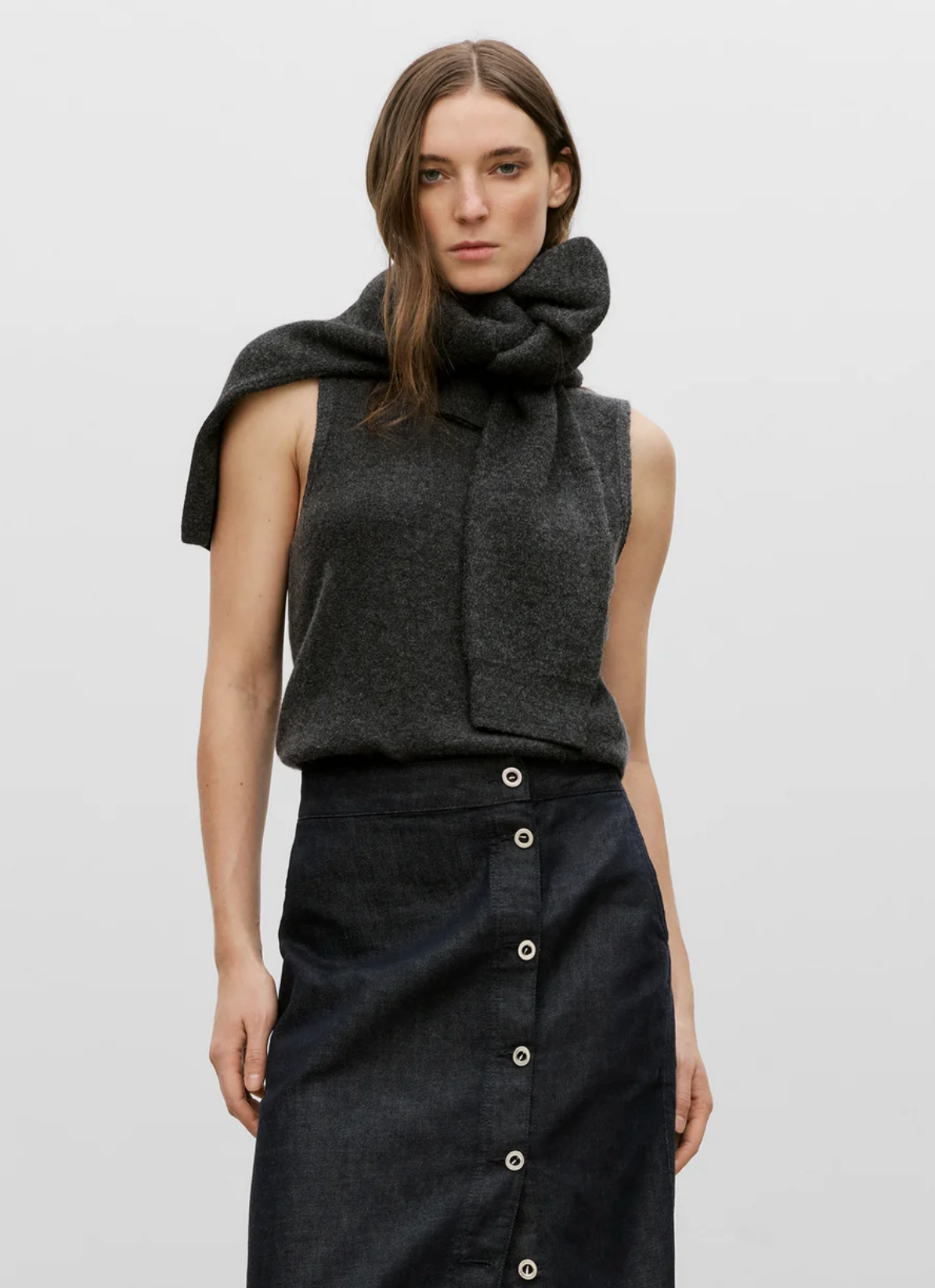 Crew Neck Vest