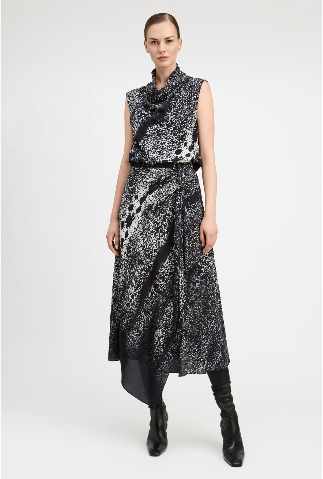 Brooklyn Cowl Neck Dress