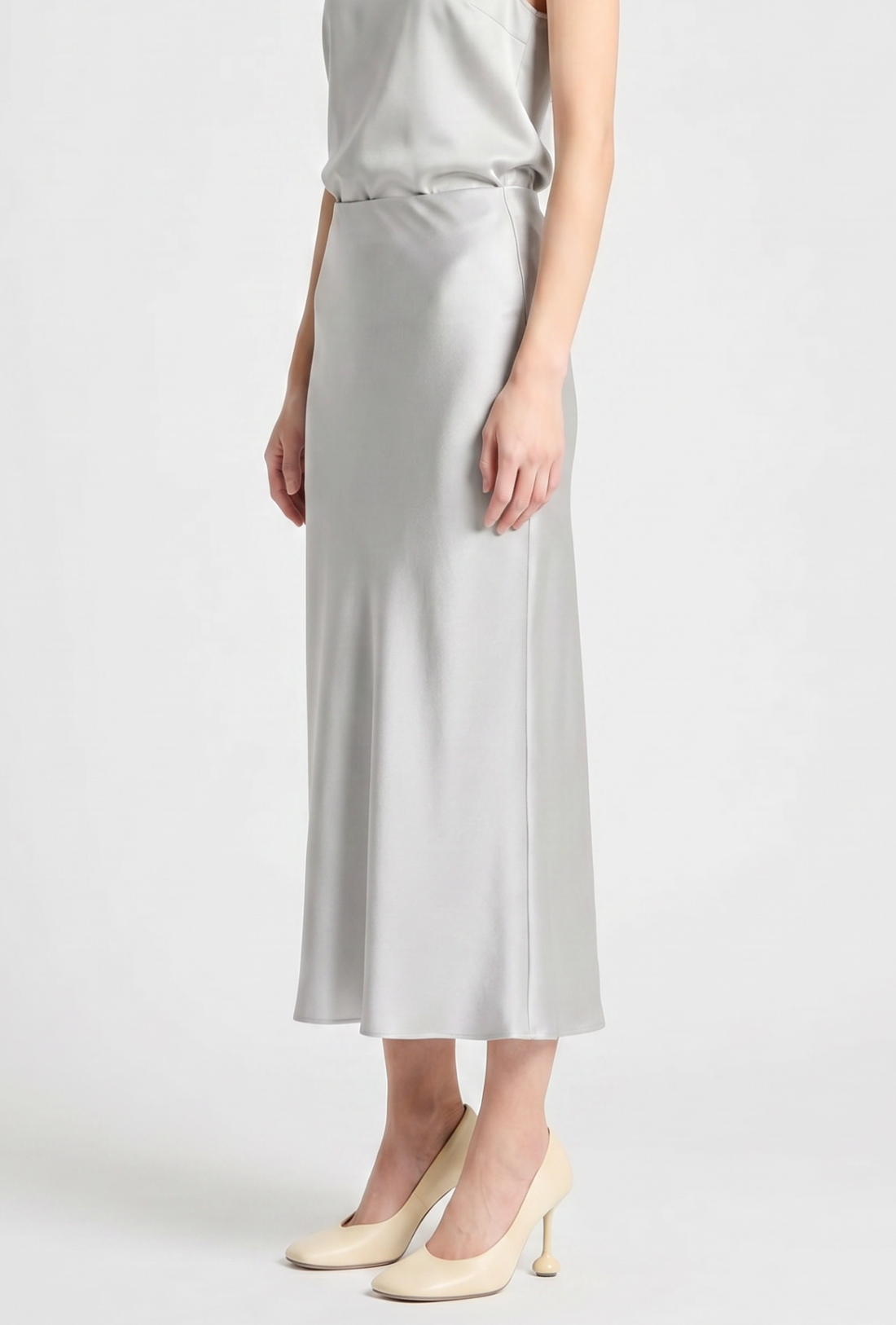 Talia Charmeuse Maxi Skirt