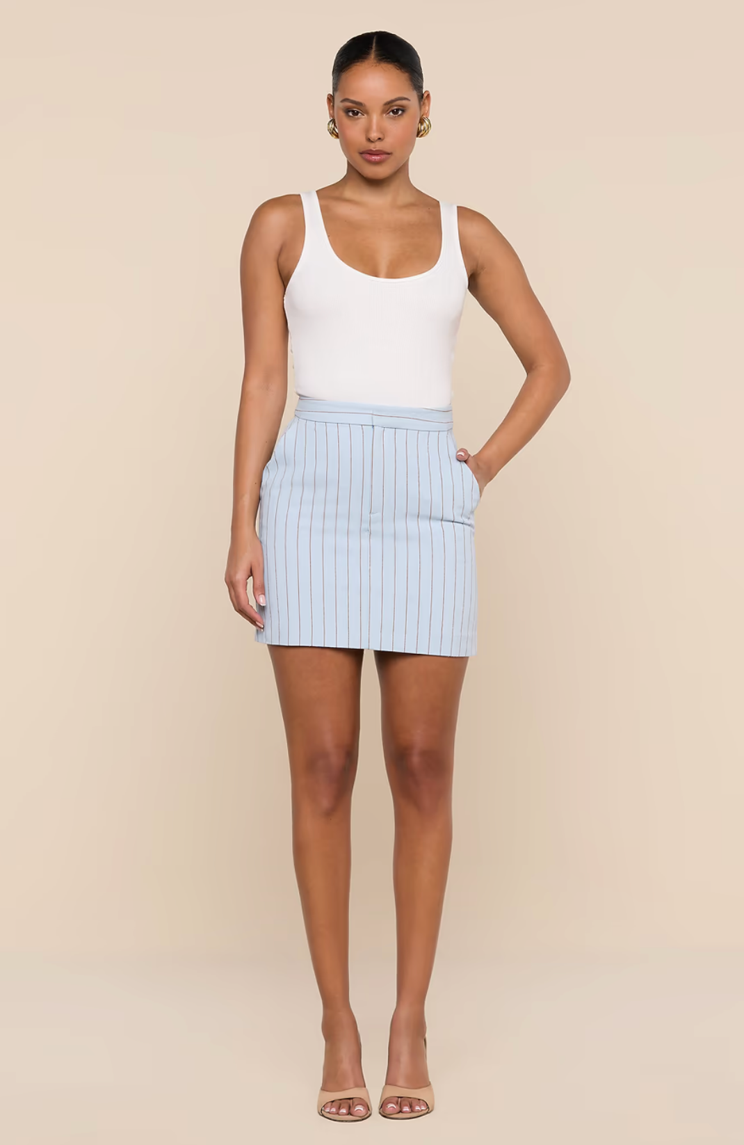 Vera Tailored Mini Skirt