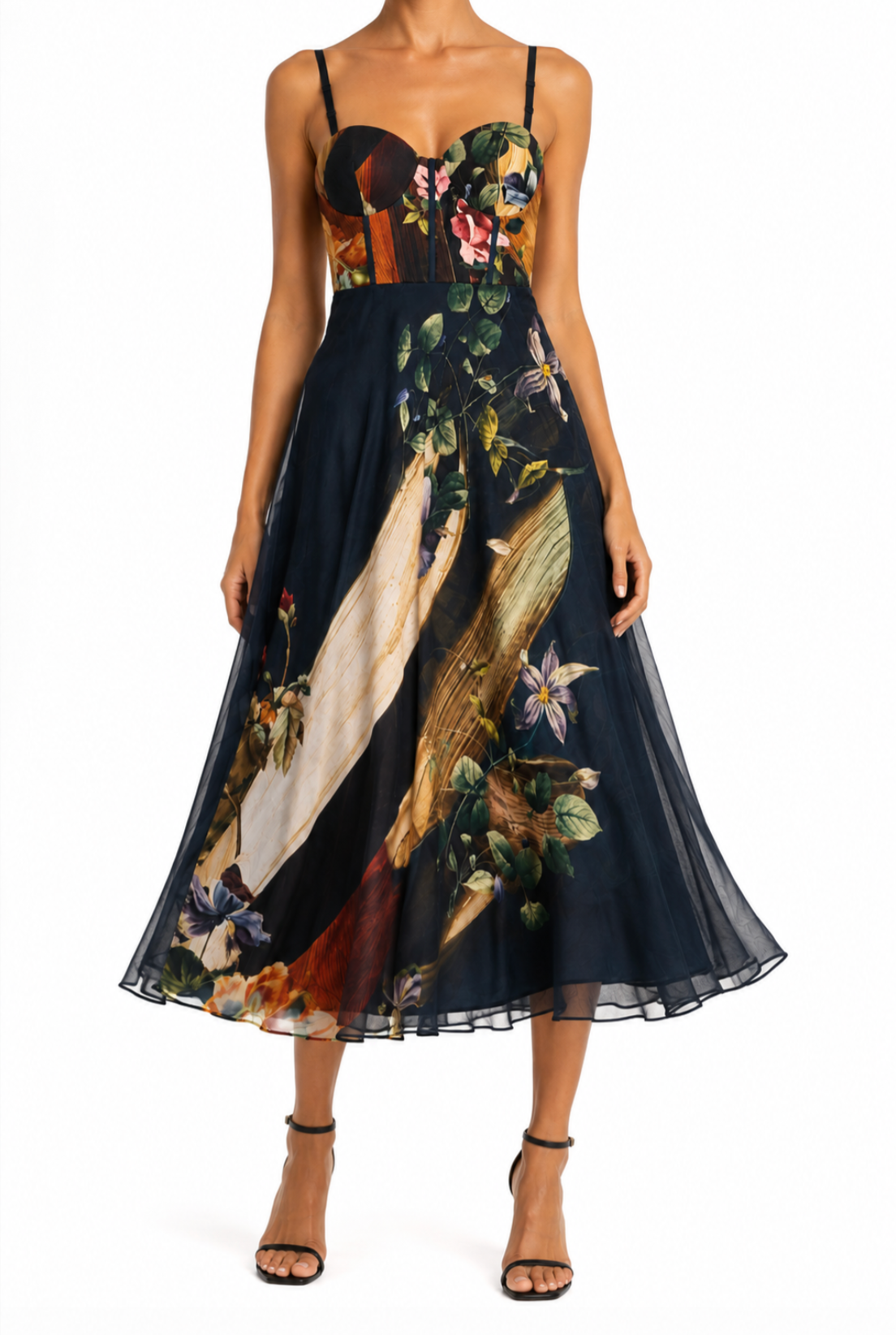 Shadow Flora Long Dress