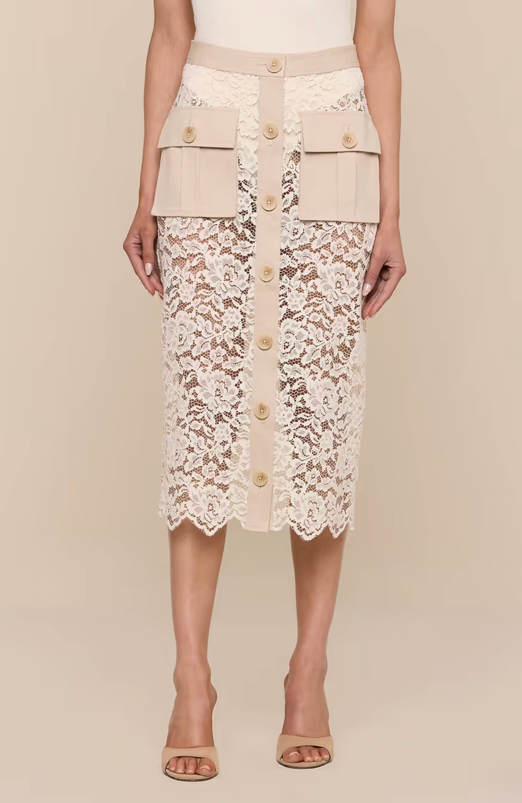 Shae Below Knee Skirt