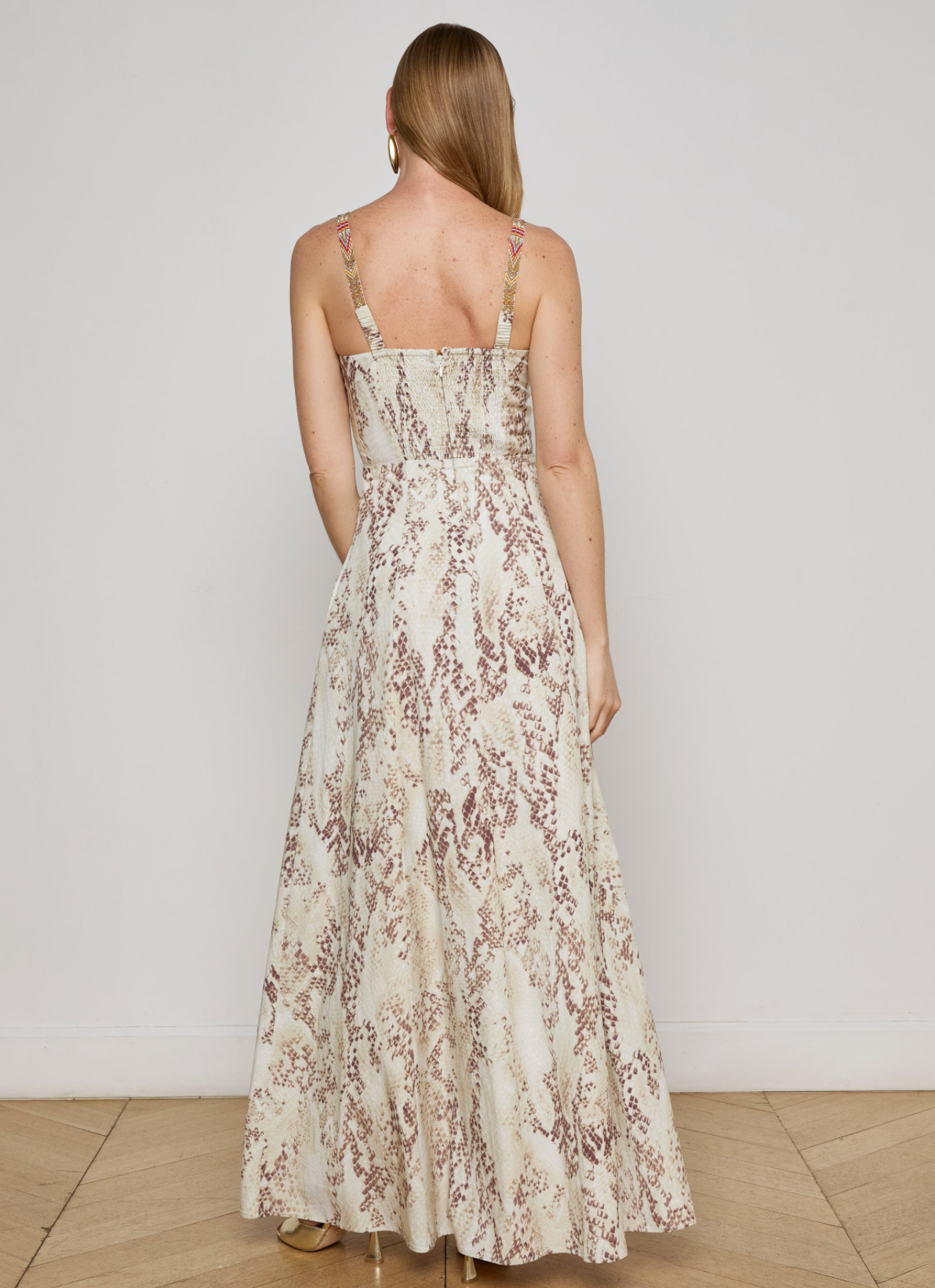 Sutton Beaded Strap Maxi Dress - Garbarini Sutton Beaded Strap Maxi Dress - Garbarini
