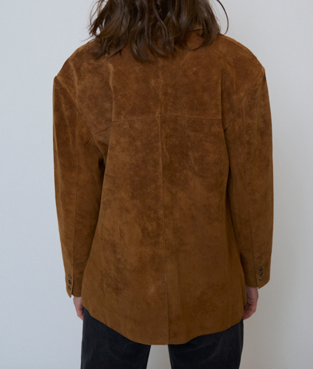 Atlas Suede Boyfriend Blazer
