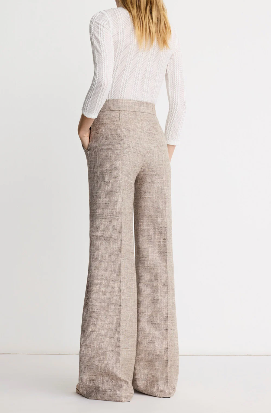 High Rise Wide Leg Pant