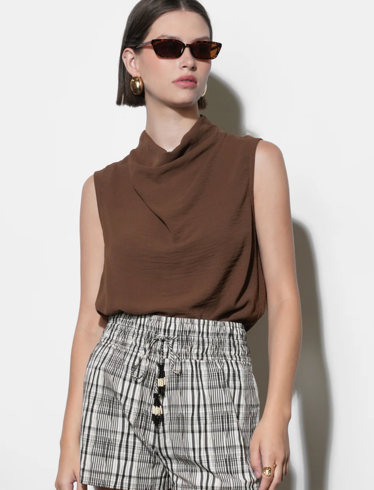 Quinn High Cowl Neck Top