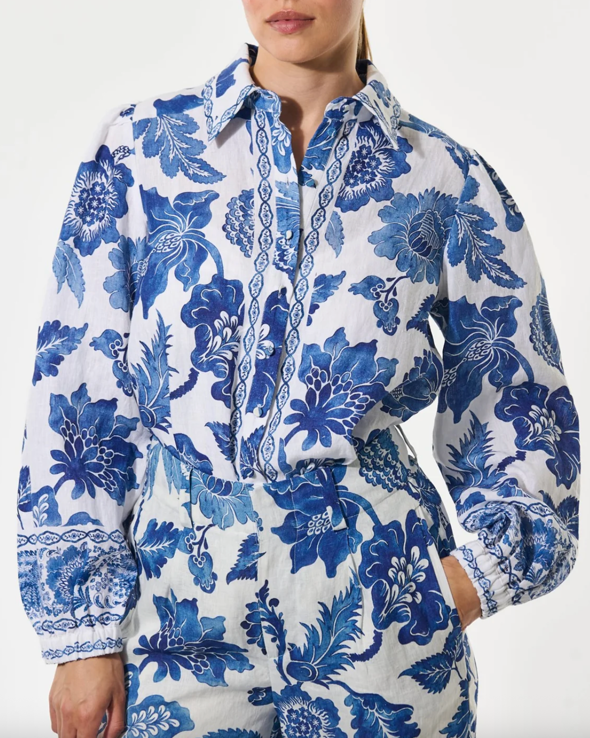 Sioma Shirt with Balloon Sleeves