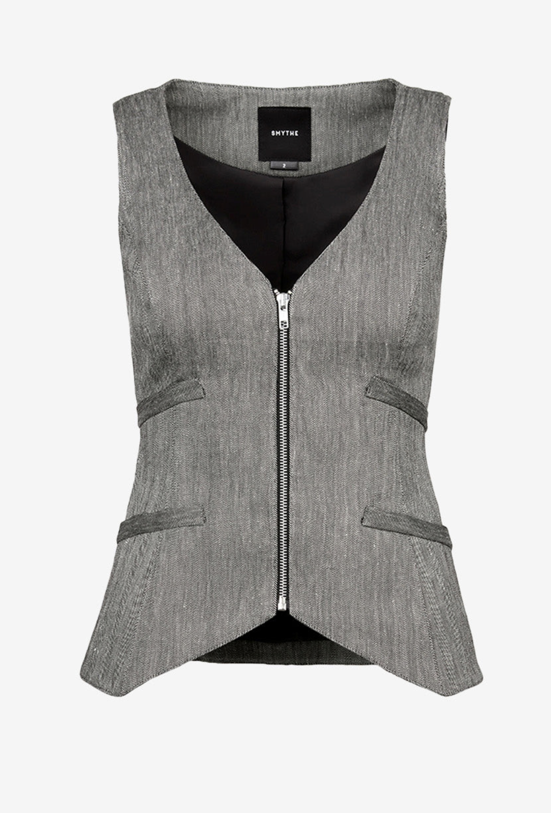 Exposed Zip Waistcoat