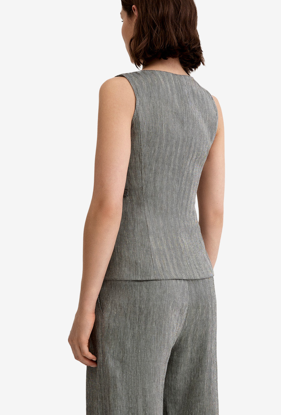 Exposed Zip Waistcoat