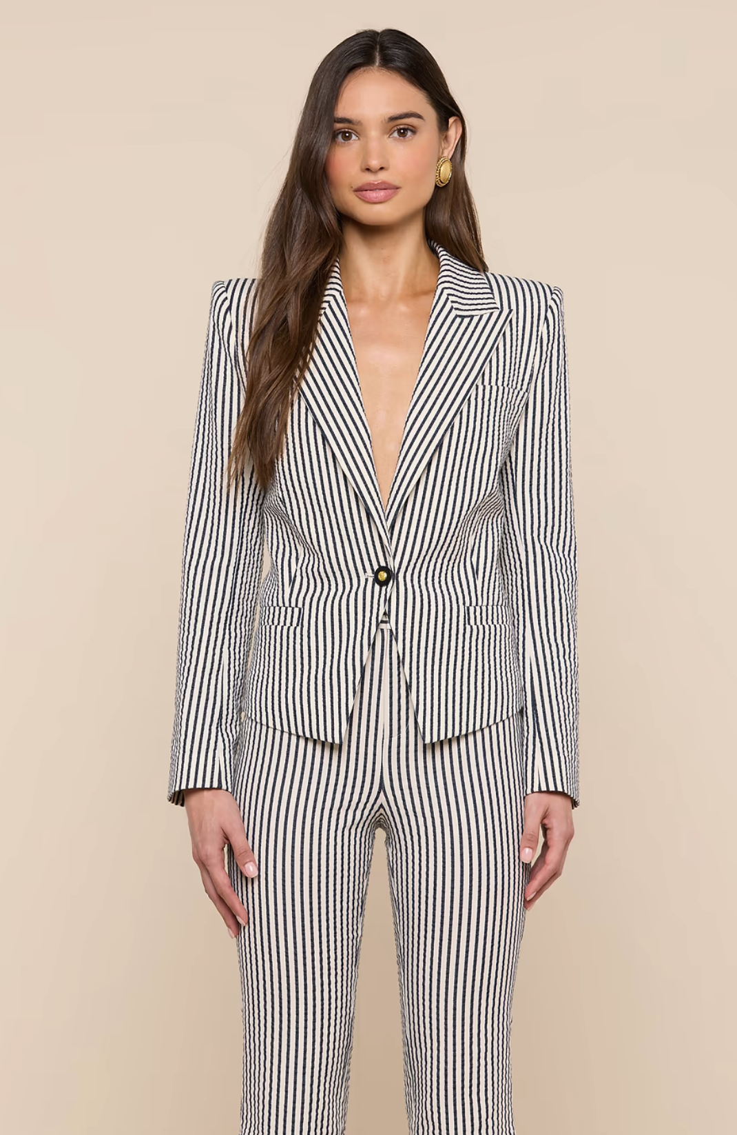Misa Short Single Breasted Blazer