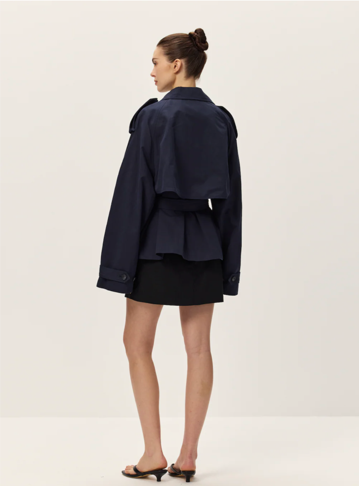 Eleanor Cropped Trench Coat