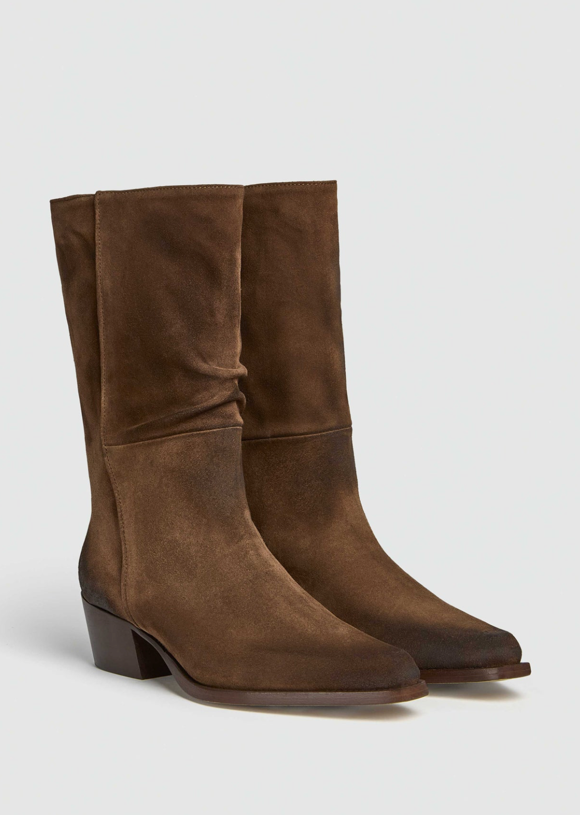 Mid Calf Western Boot