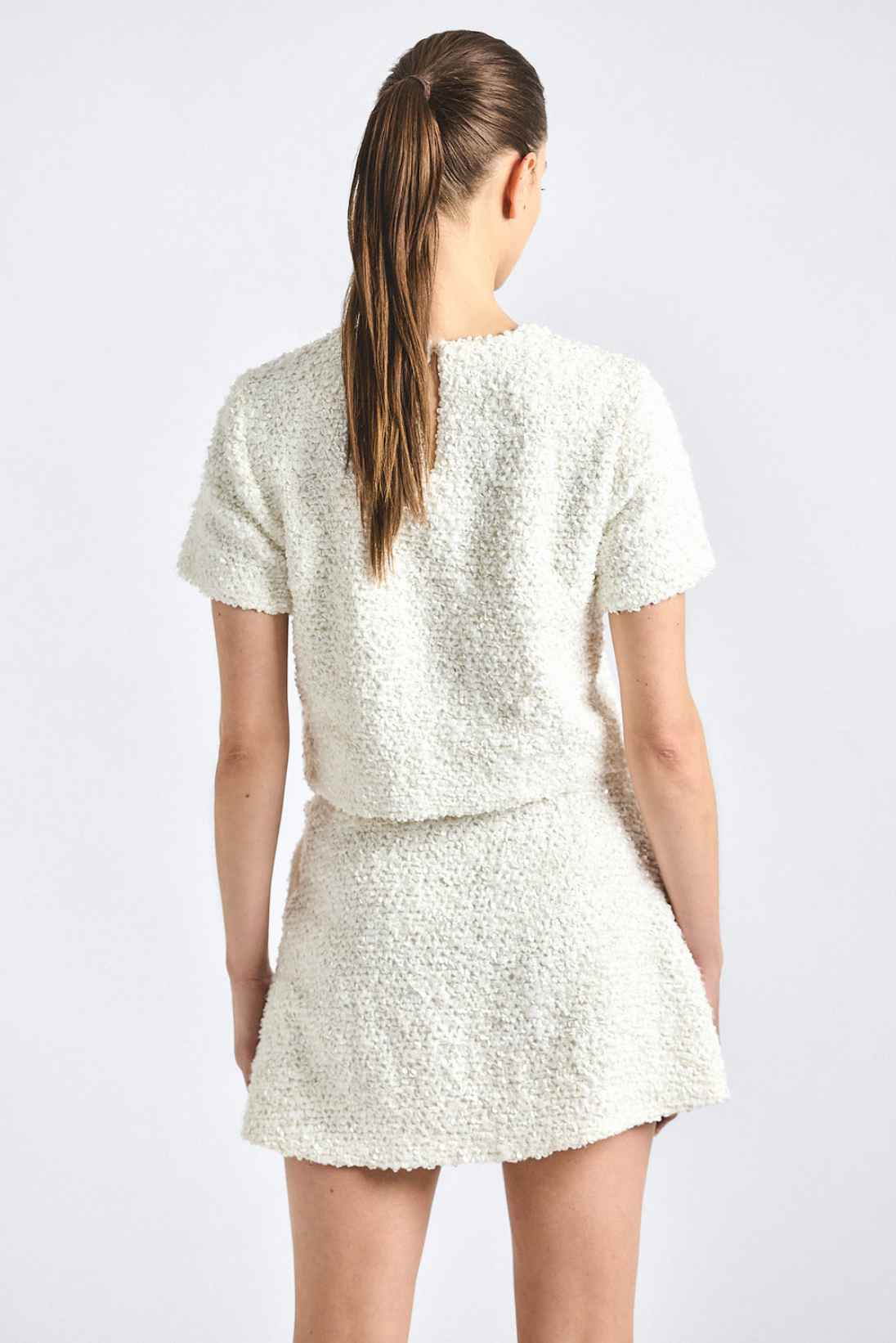 Mara Boucle Knit Skirt